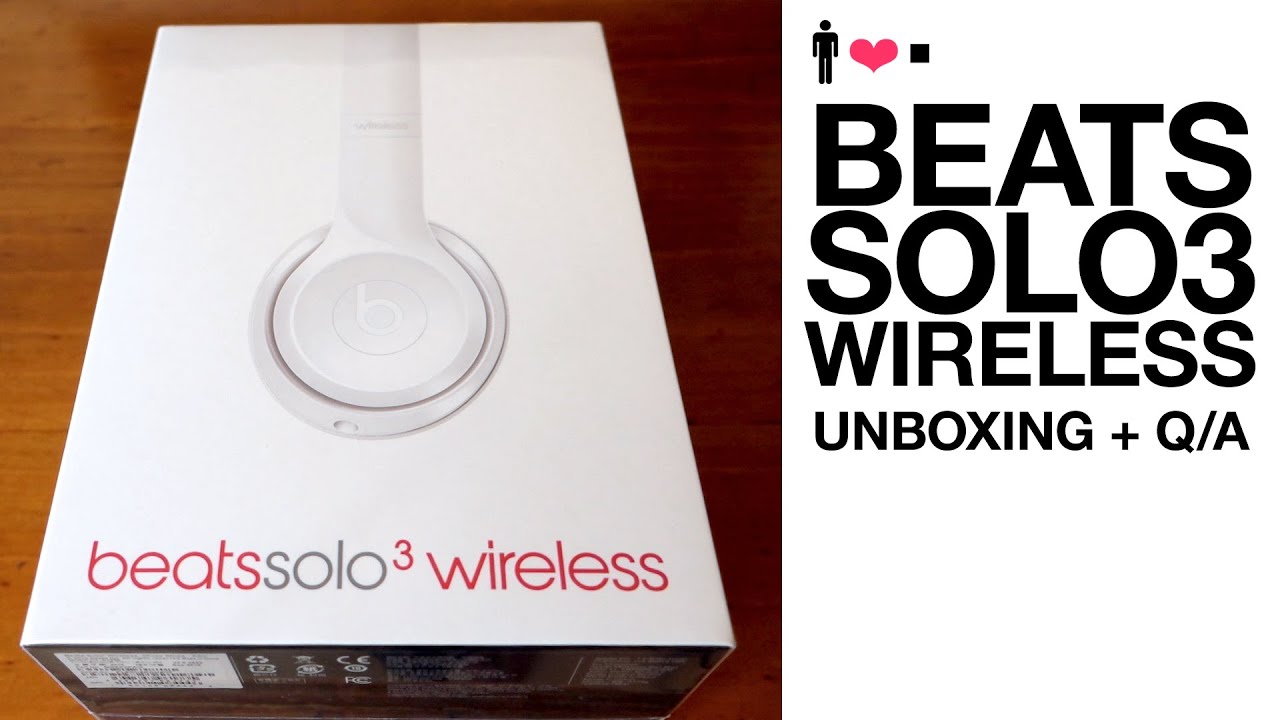 Beats Solo 3 Wireless Unboxing + First Impressions Review