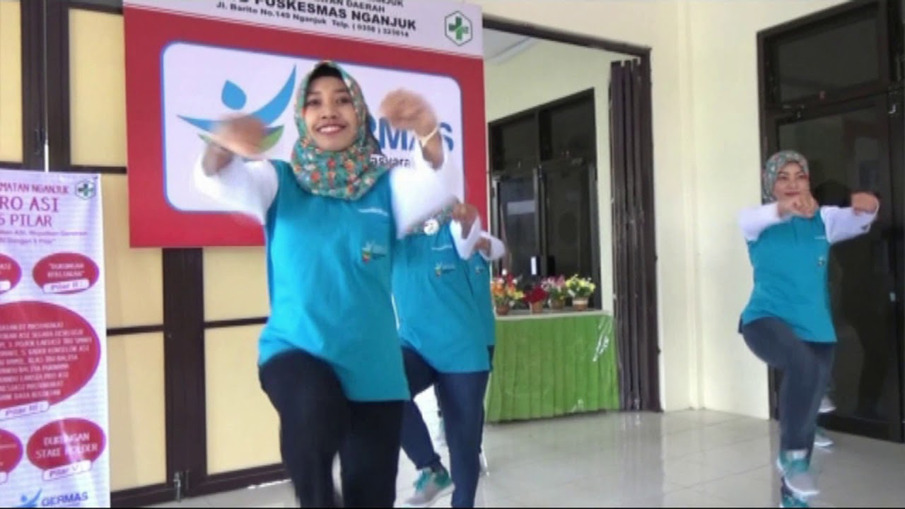 Senam Germas Jejakmu Versi UPTD Puskesmas Nganjuk SMART