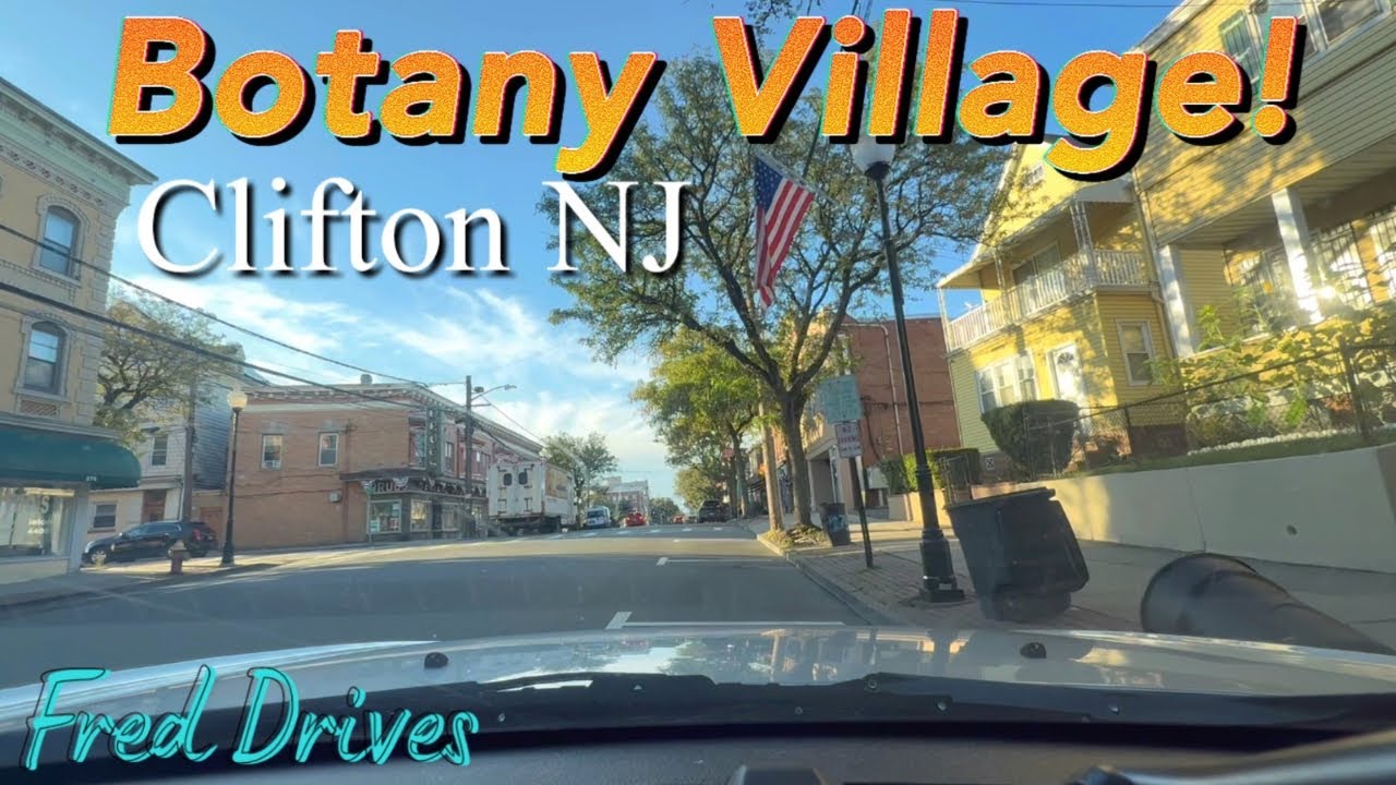 Fred Drives- Clifton NJ | Driving Around Botany Village!! 