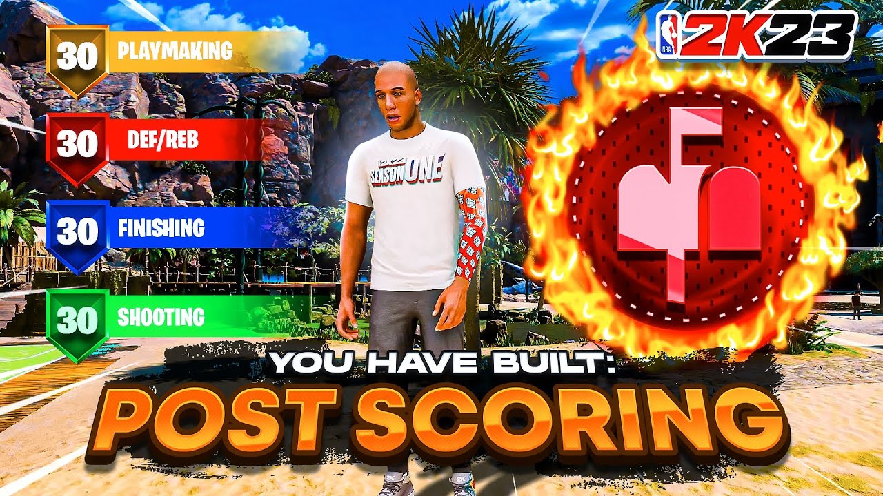 The *GREATEST* Post-Scoring Build In NBA2K23 (Game Breaking Post Hooks) CURRENT GEN!