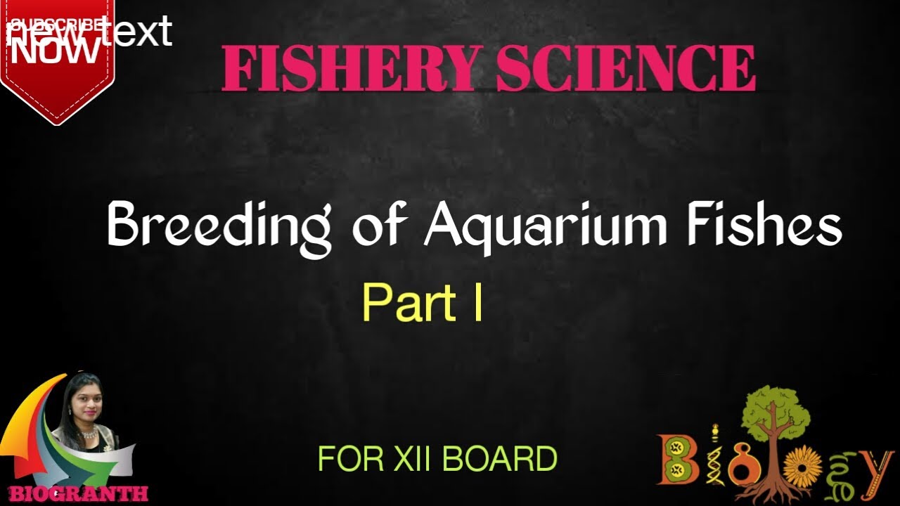 BREEDING OF AQUARIUM FISHES ( L-1)