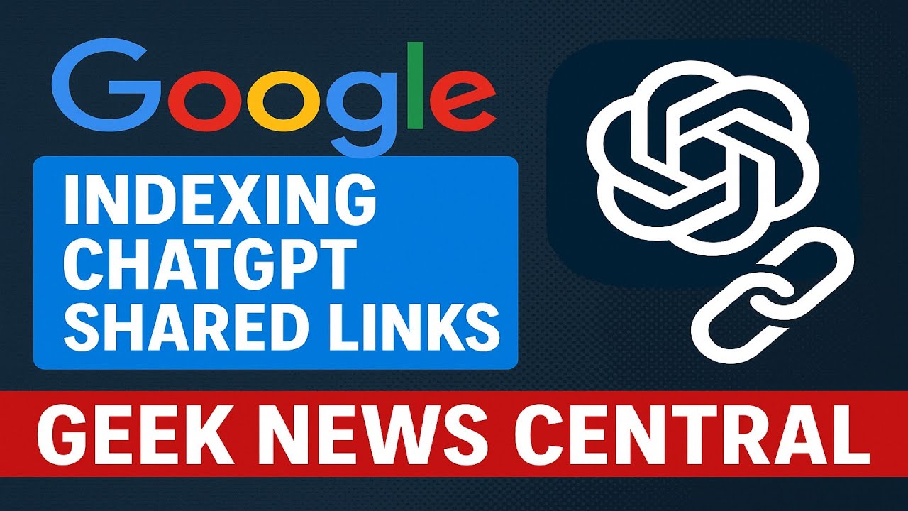 Google Indexing ChatGPT Shared Links - Marketing Opportunity