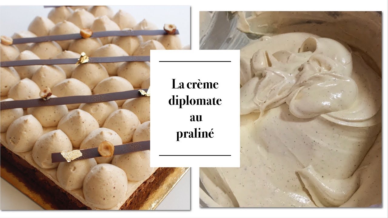 La Crème Diplomate Au Praliné
