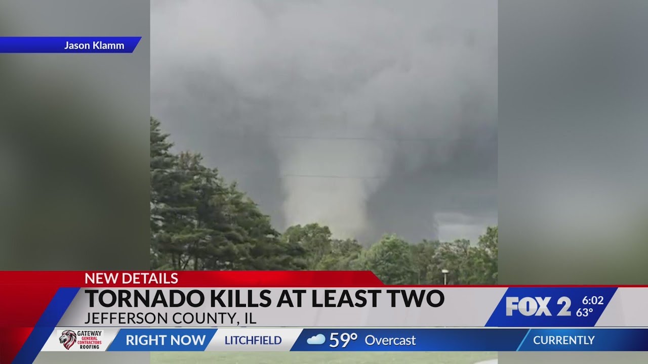Tornado deaths reported in Jefferson County, Illinois