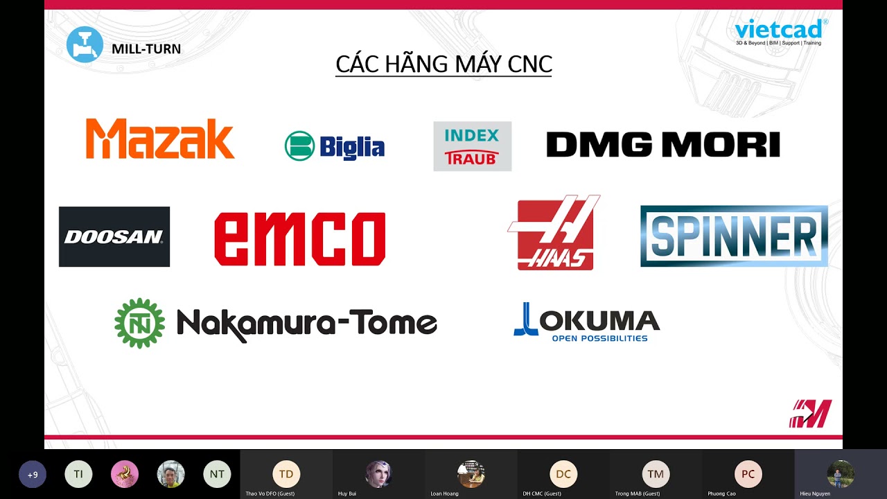 Webinar: Ứng dụng Mastercam Mill Turn trong gia công CNC