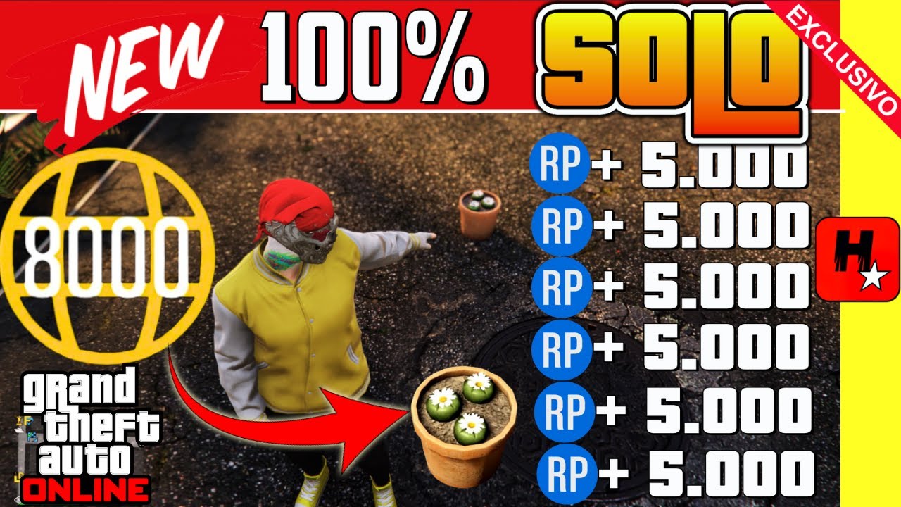 GTA Online: *Glitch RP infinito Solo* Faça 30.000 RP em 5 minutos (GTA 5 Rank Up Super Fast) Peyote