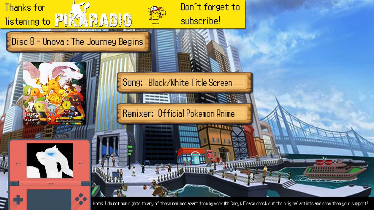 Pokemon Remix - Pokemon Black / White Title Screen