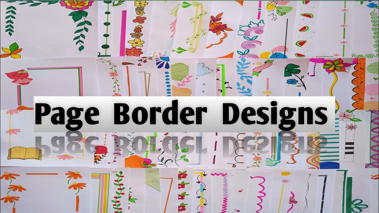 Easy Border Design/Front Page Design/Project Work Designs/ Title/Project Designs/Notebook Cover Page