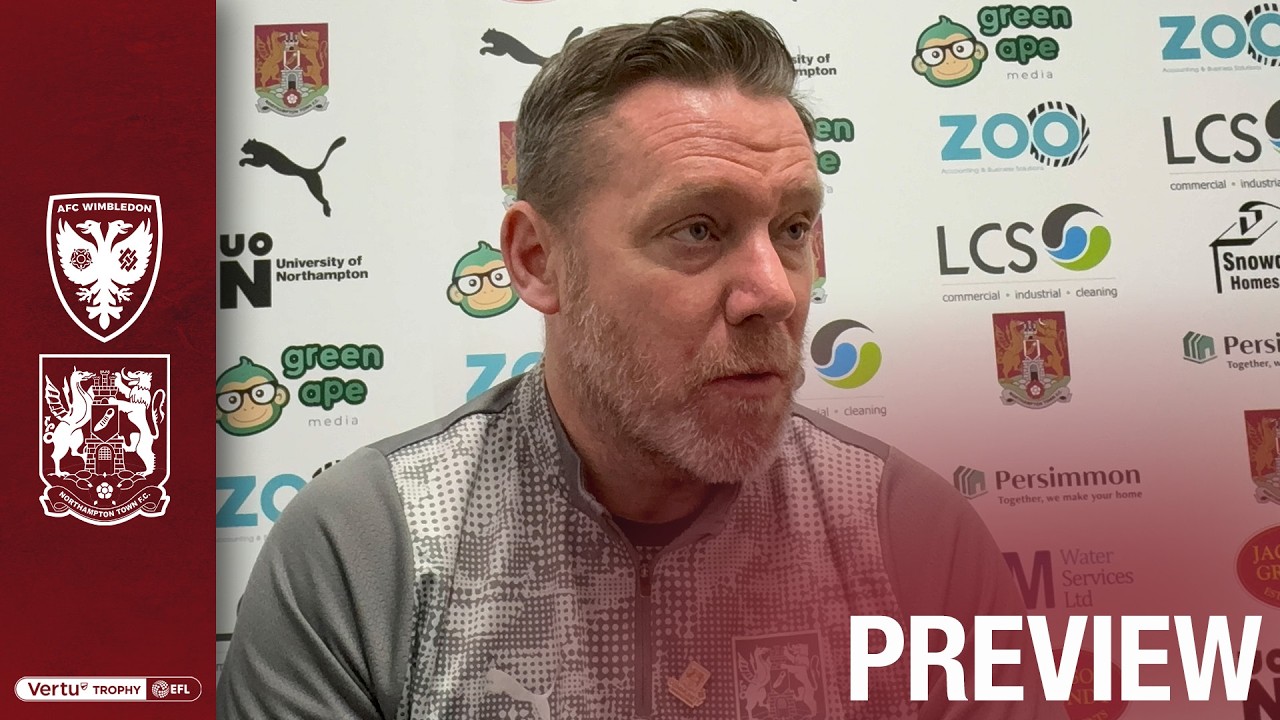 Kevin Nolan previews the Vertu Trophy quarter final at AFC Wimbledon
