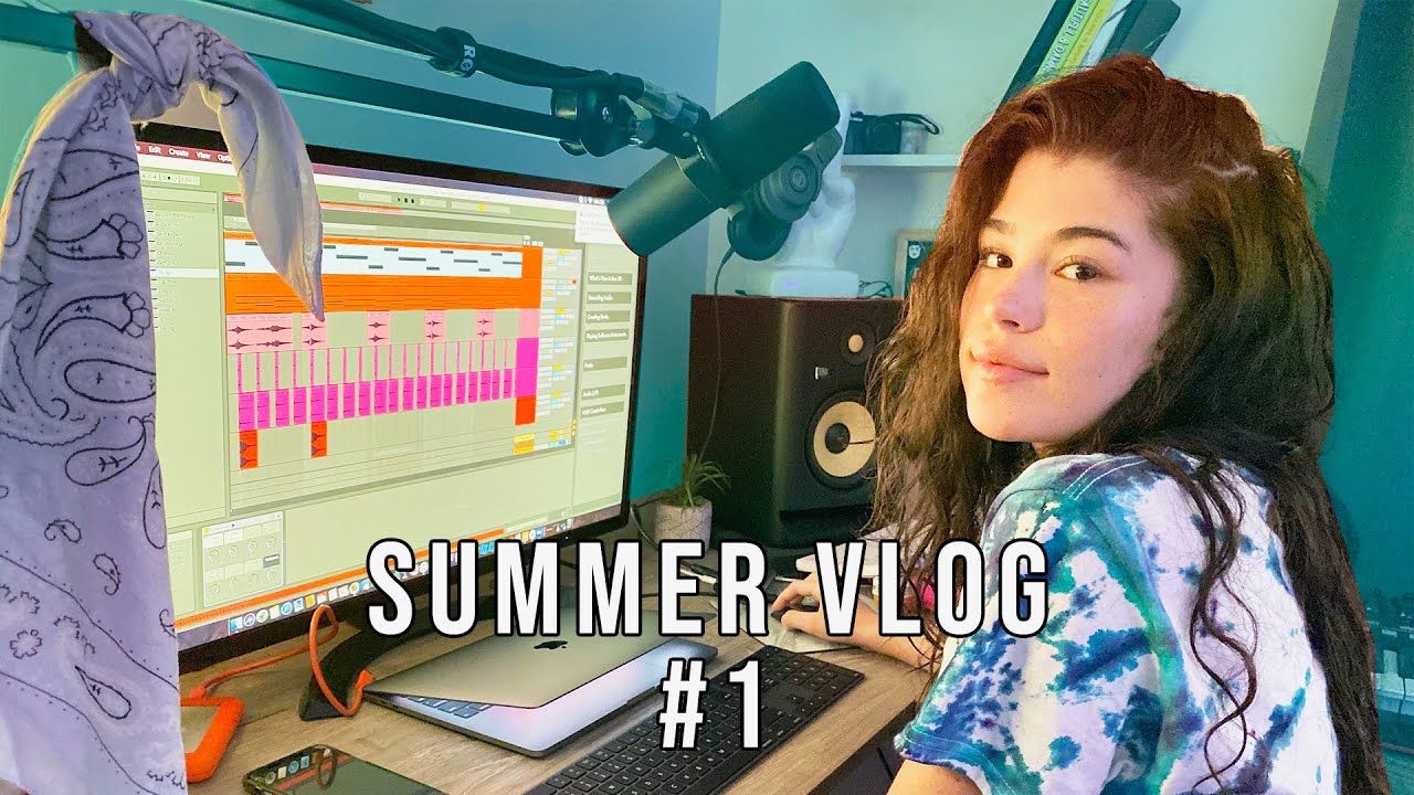 Summer Vlog #1 - Working on Music