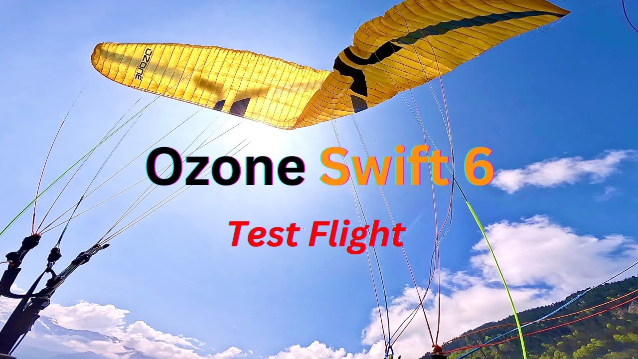 Ozone Swift 6 - Test Flight !