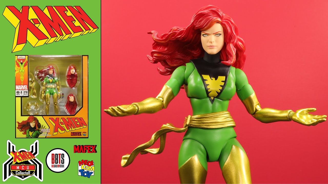 Mafex Marvel PHOENIX JEAN GREY No 218 X-Men Comic Medicom Toy Figure Review