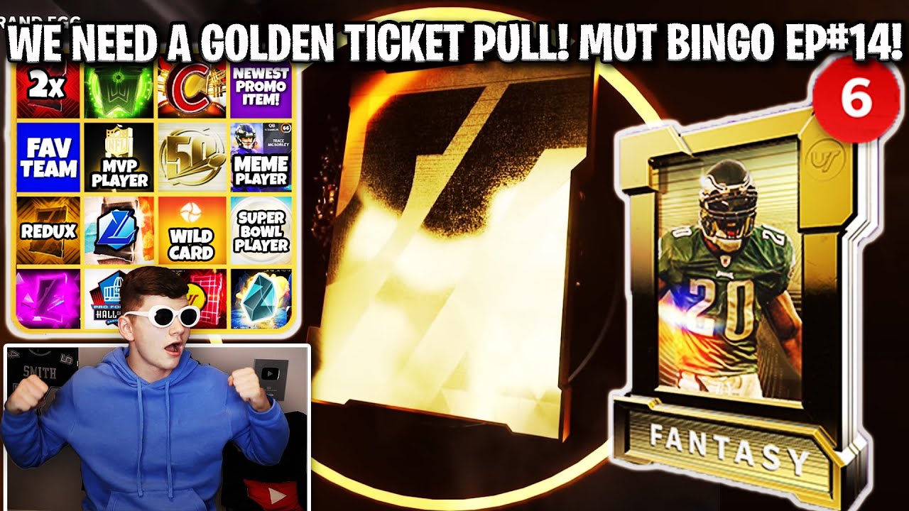 WE NEED A GOLDEN TICKET PULL! MUT BINGO EPISODE 14 VS ITSDOM! | MADDEN 21 ULTIMATE TEAM