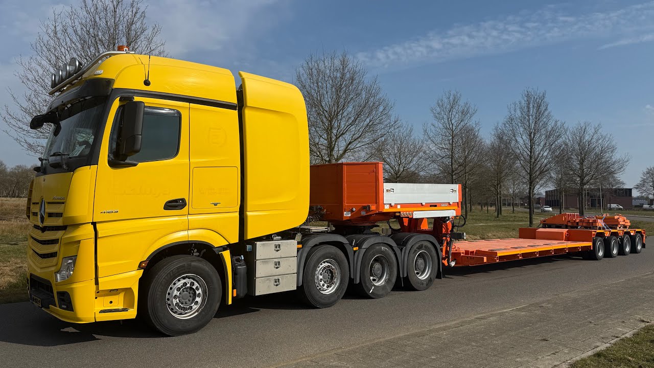 Goldhofer STZ-VL4 46-80A Extendable Low Loader | De Borg Trading Company B.V. | Assen, Holland