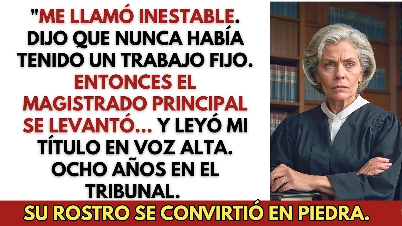 ＂¡APENAS PUEDE MANTENER UN TRABAJO!＂ MI NUERA TESTIFICÓ EN MI CONTRA  EL MAGISTRADO PRINC
