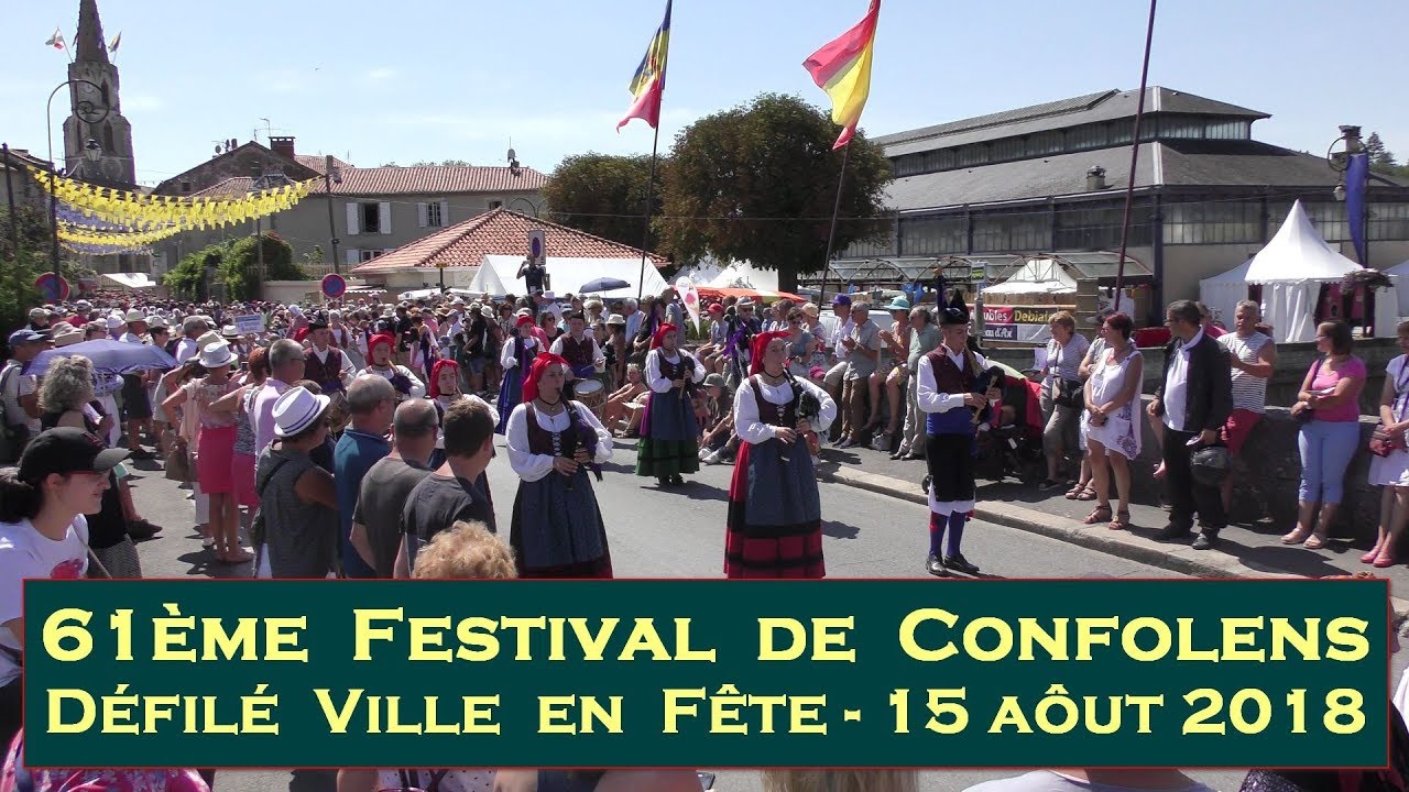 Confolens 2018 - Défilé 15 août - Ville en Fête