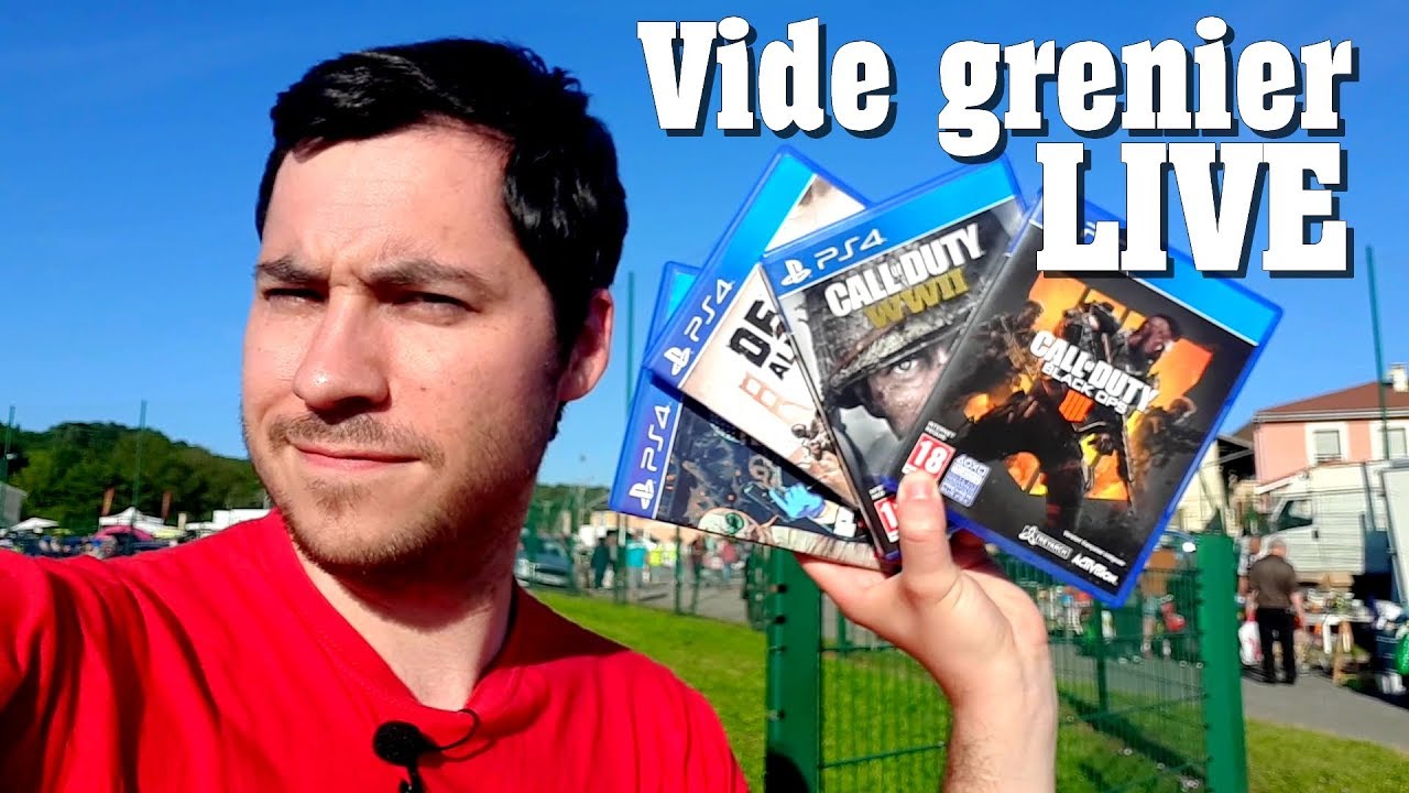 Superbes affaires PS4 au vide grenier