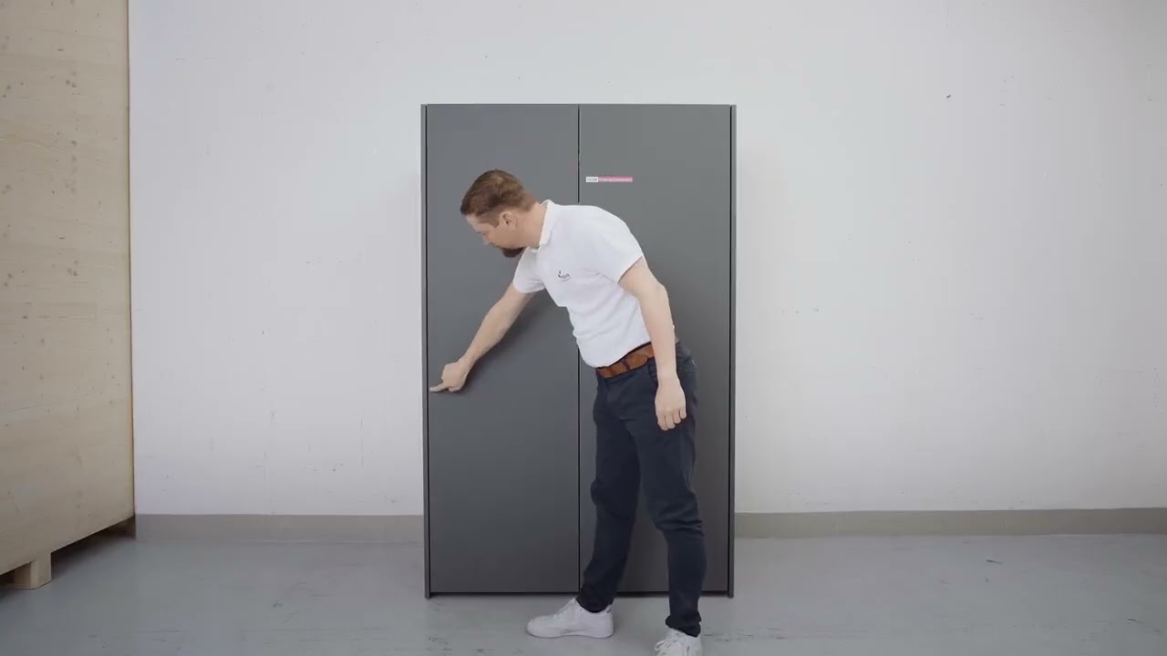 Hawa Folding Concepta III 20/25 Push – Montage & Justierung am Bau: Anlage links (DE)