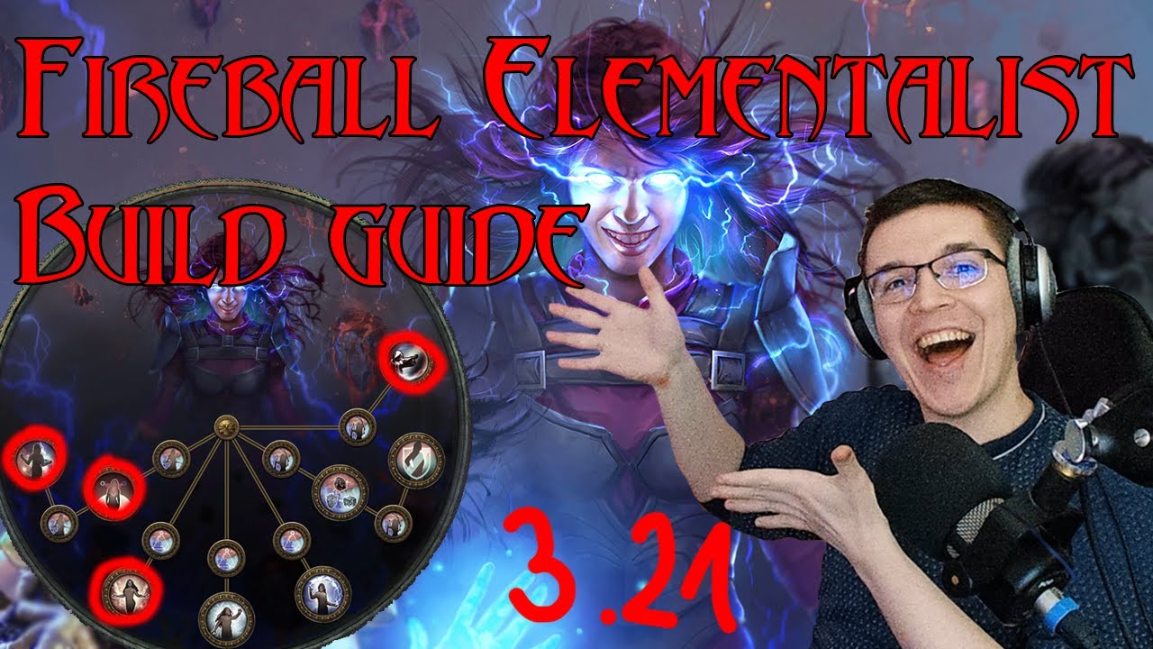 This IS a build guide video. Fireball Elementalist Build Guide PoE Crucible 3.21