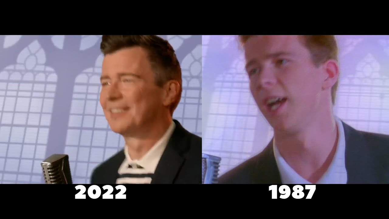 Rick Astley  Then and Now  1987 and 2022  