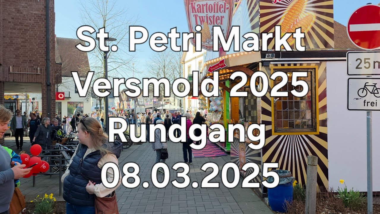 St.Petri-Markt Versmold 2025 Rundgang 08.03.2025