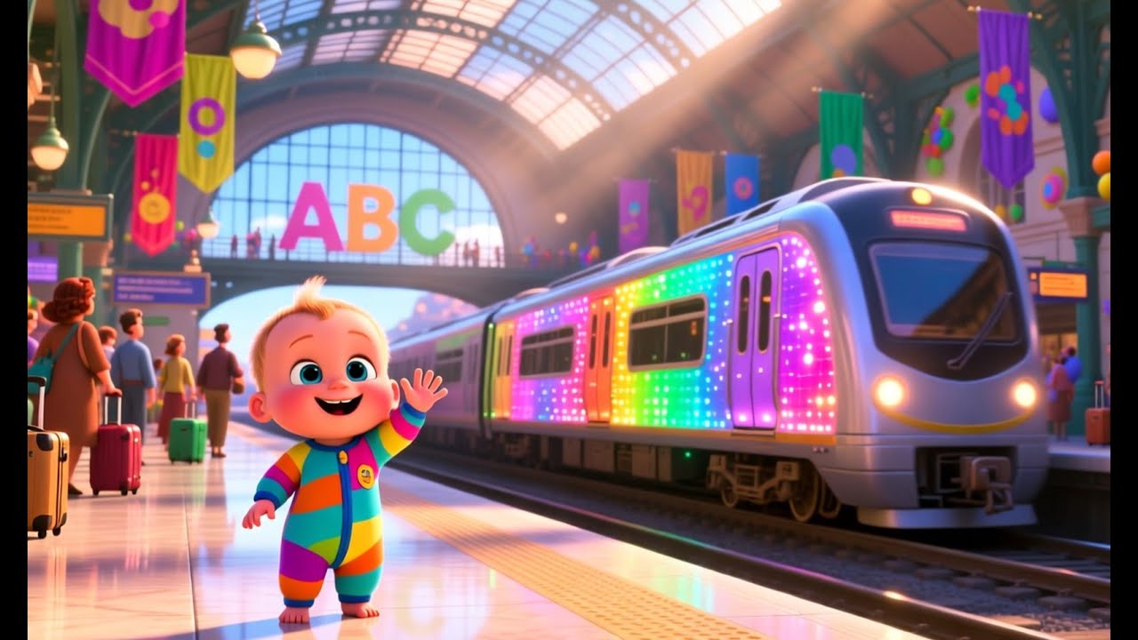 Magic ABC Train Ride 🚂 | Learn Alphabet Song for Kids | Sing Along Adventure