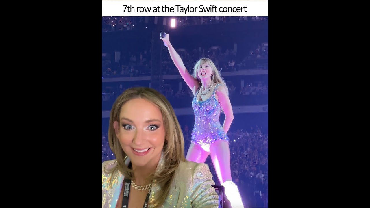 7th row at the Taylor Swift Eras Tour