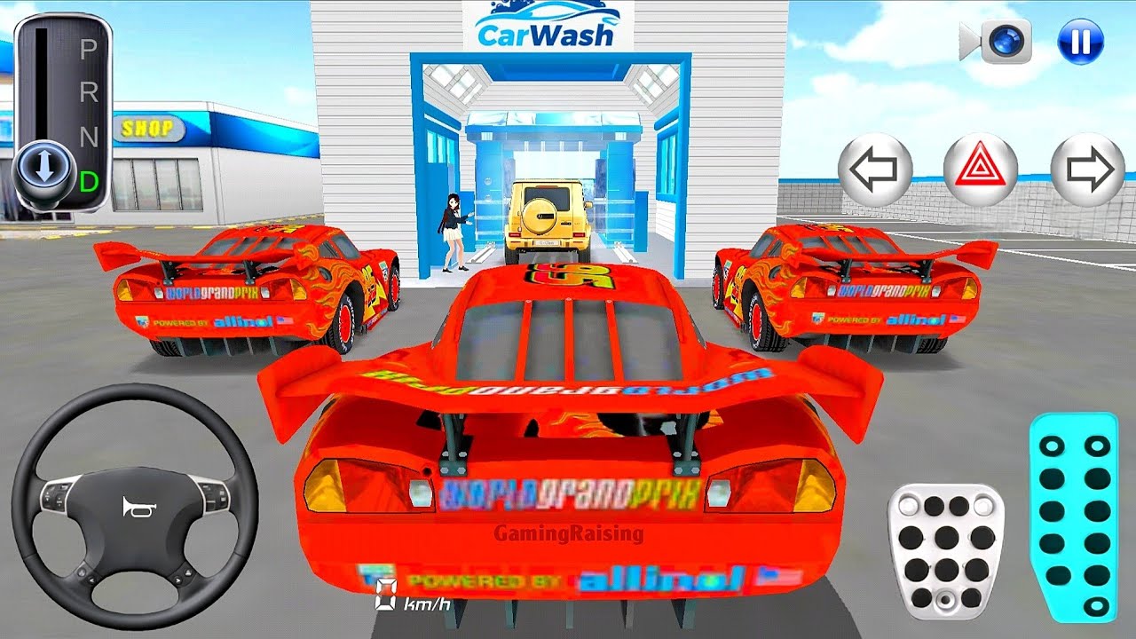New McQueen Car Parking & Car Wash - 3D Driving Class - Android Gameplay - Car Game