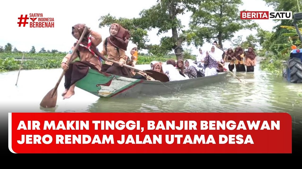 Air Makin Tinggi, Banjir Bengawan Jero Rendam Jalan Utama Desa #beritasatu