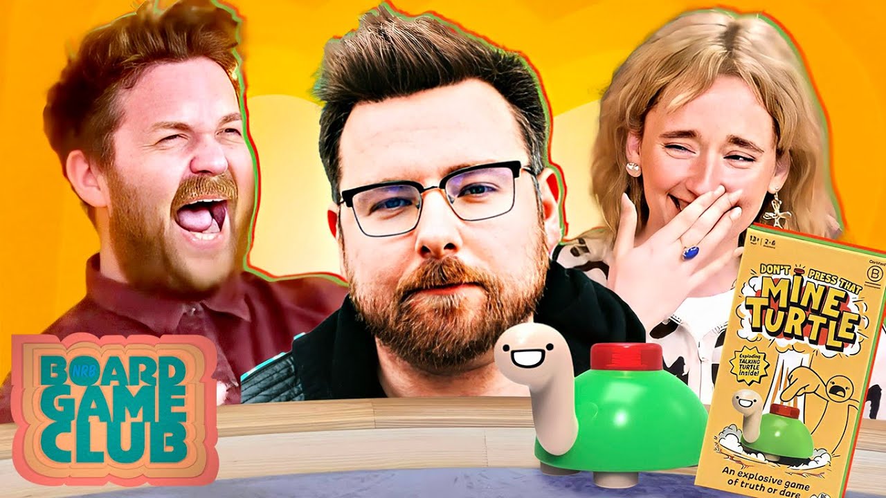 Let's Play DON'T PRESS THAT MINE TURTLE  (feat. TomSka) | Board Game Club #AD