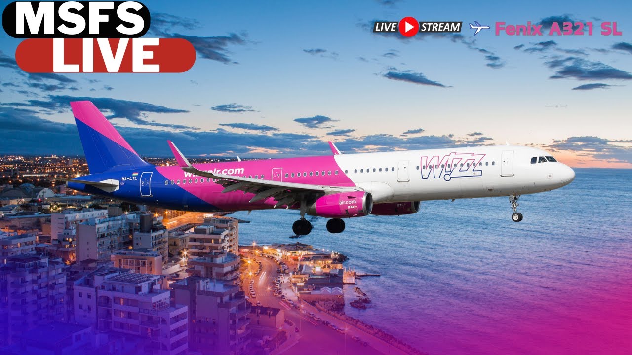 FENIX A321 SL! 🇦🇱 Tirana - 🇮🇹 Bari | Live VATSIM on MSFS2020!