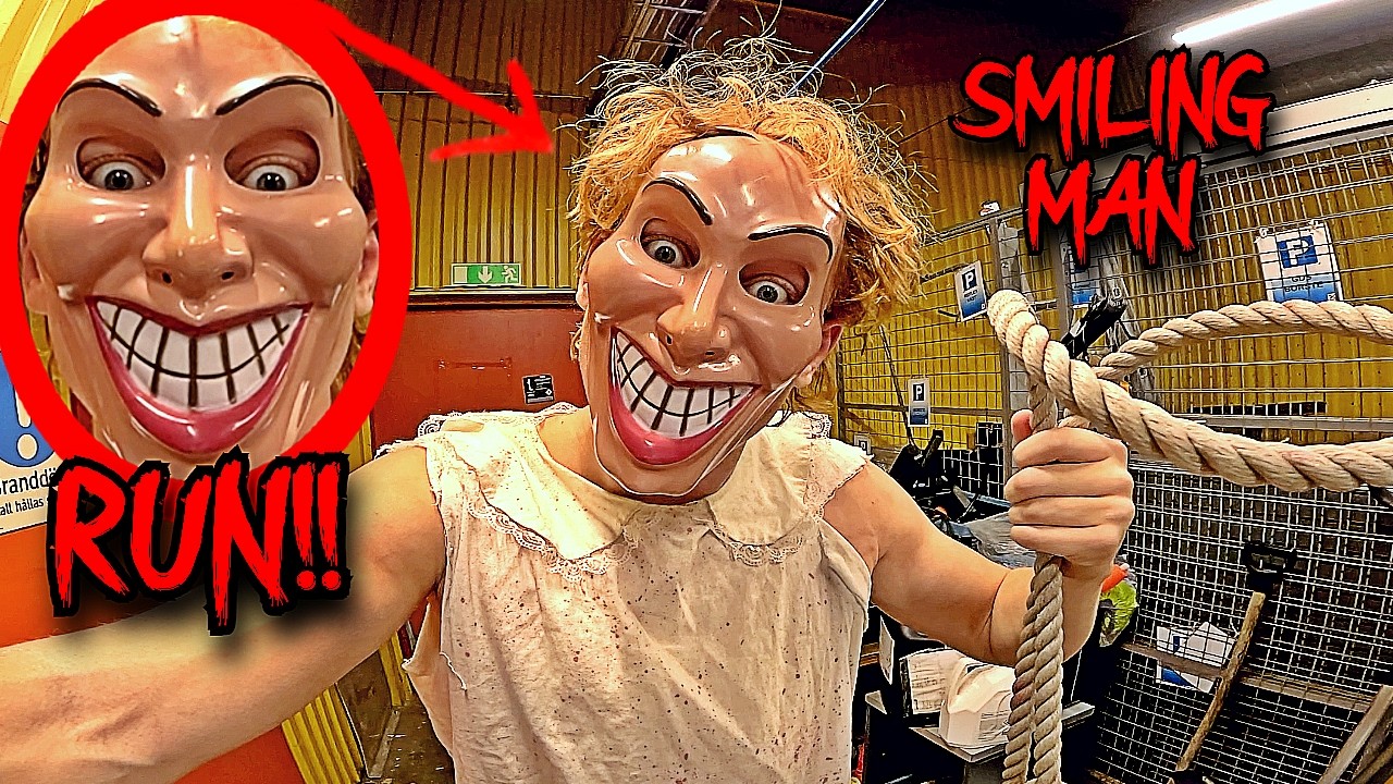 SMILING MAN REAL LIFE HORROR ESCAPE (PARKOUR POV)