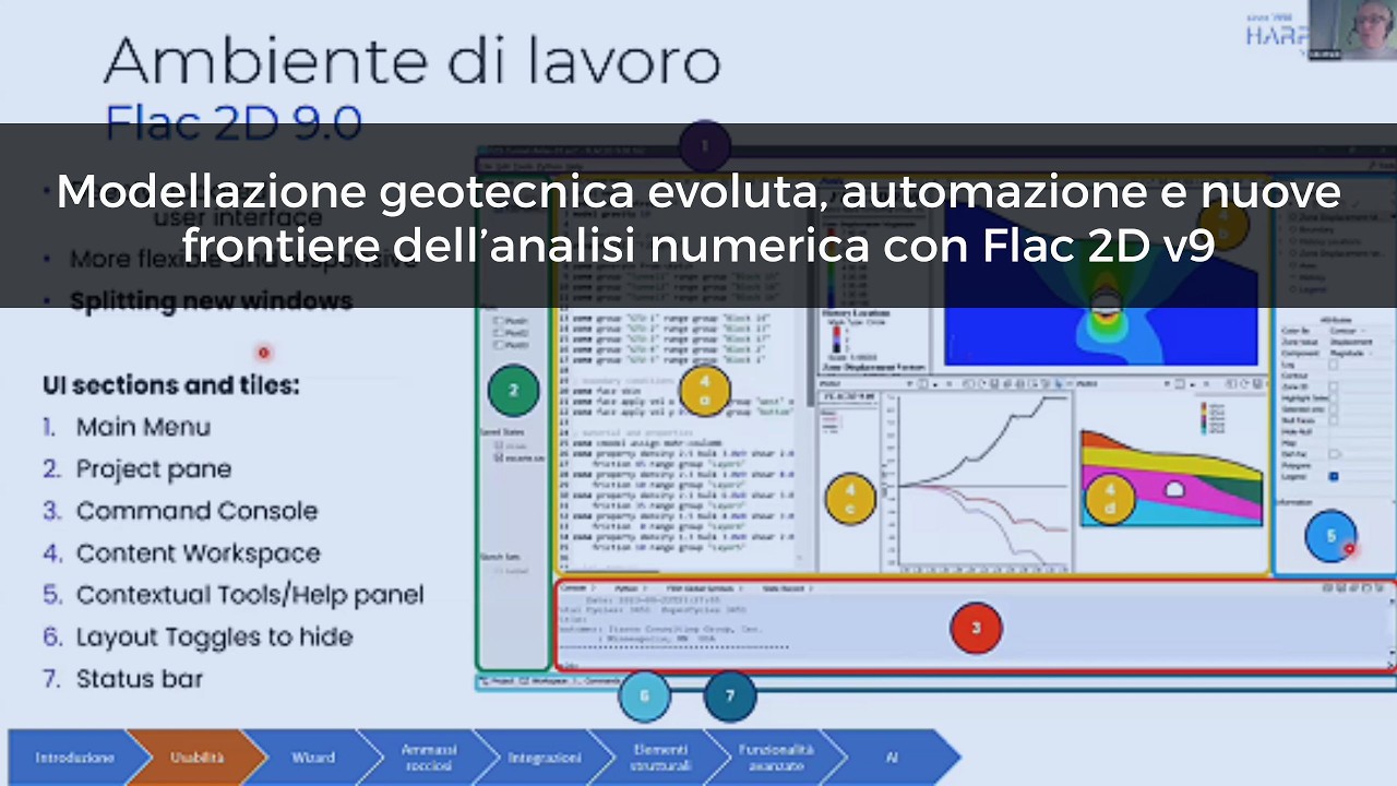 Webinar | Modellazione geotecnica evoluta, automazione e nuove frontiere dell’analisi con Flac 2D v9