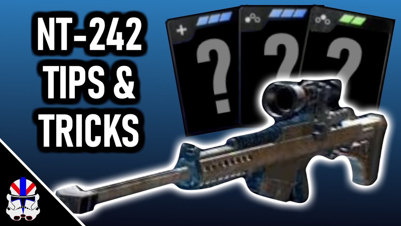 NT-242 Sniper Tips + Tricks, Attachments + Star Cards To Use! Battlefront 2