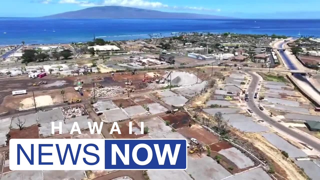 Officials say work to rebuild Lahaina is going faster than expected