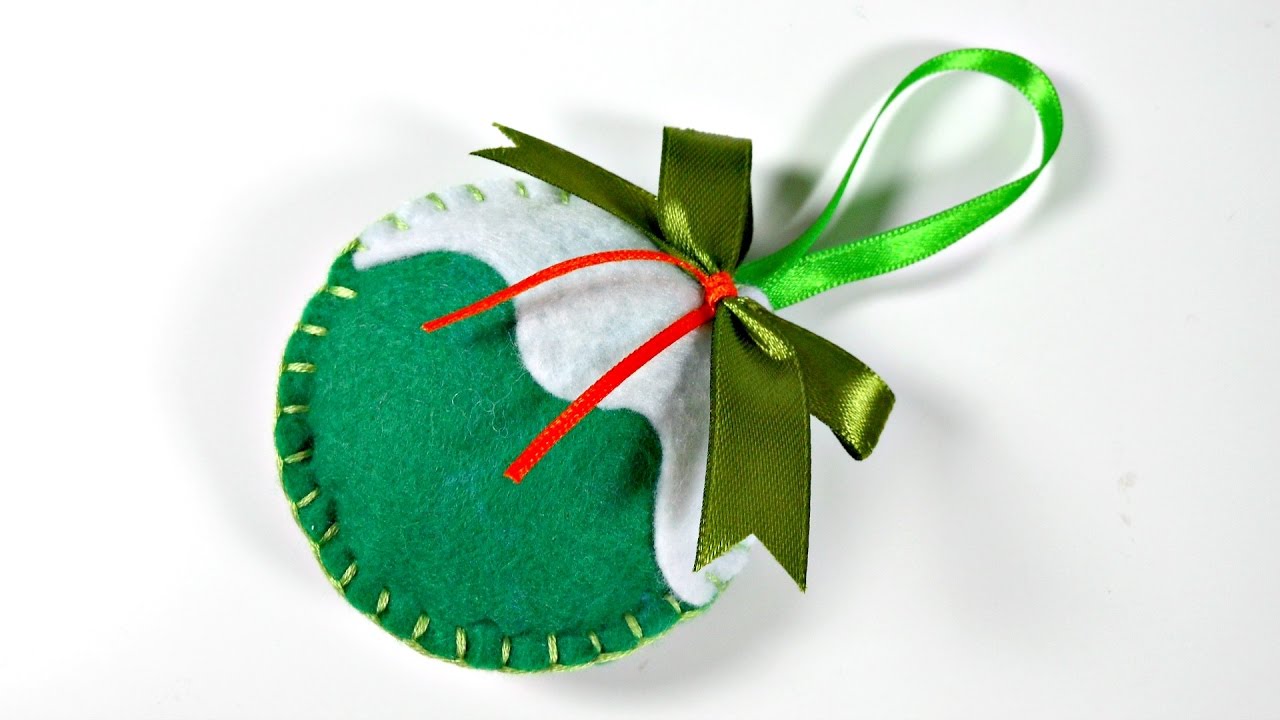Ideas de Navidad #5 | Bolas de Fieltro para el árbol