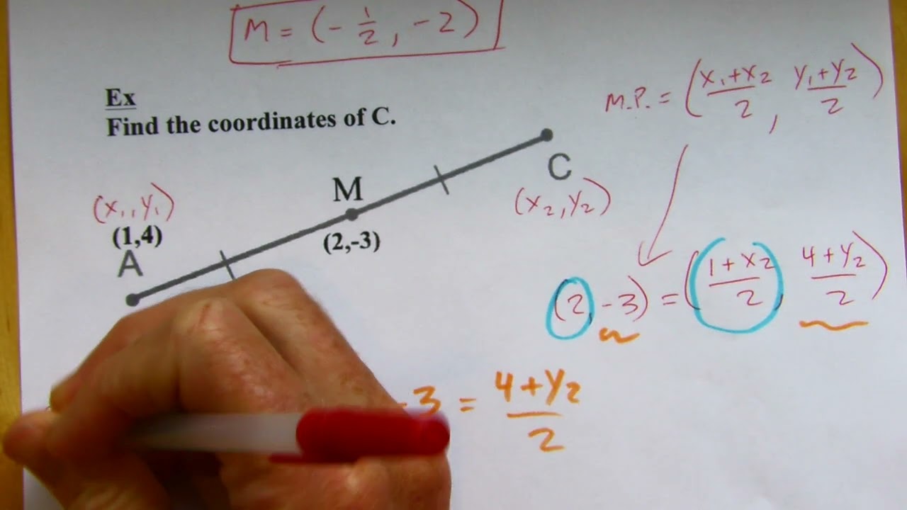 Geometry - Big Ideas 1.3 - Using Midpoint and Distance Formulas
