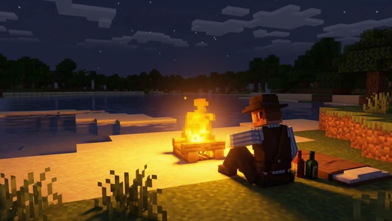 A Quiet Night in the Wild West | Western Atmosphere For Sleep & Focus | Relaxing Campfire Ambience