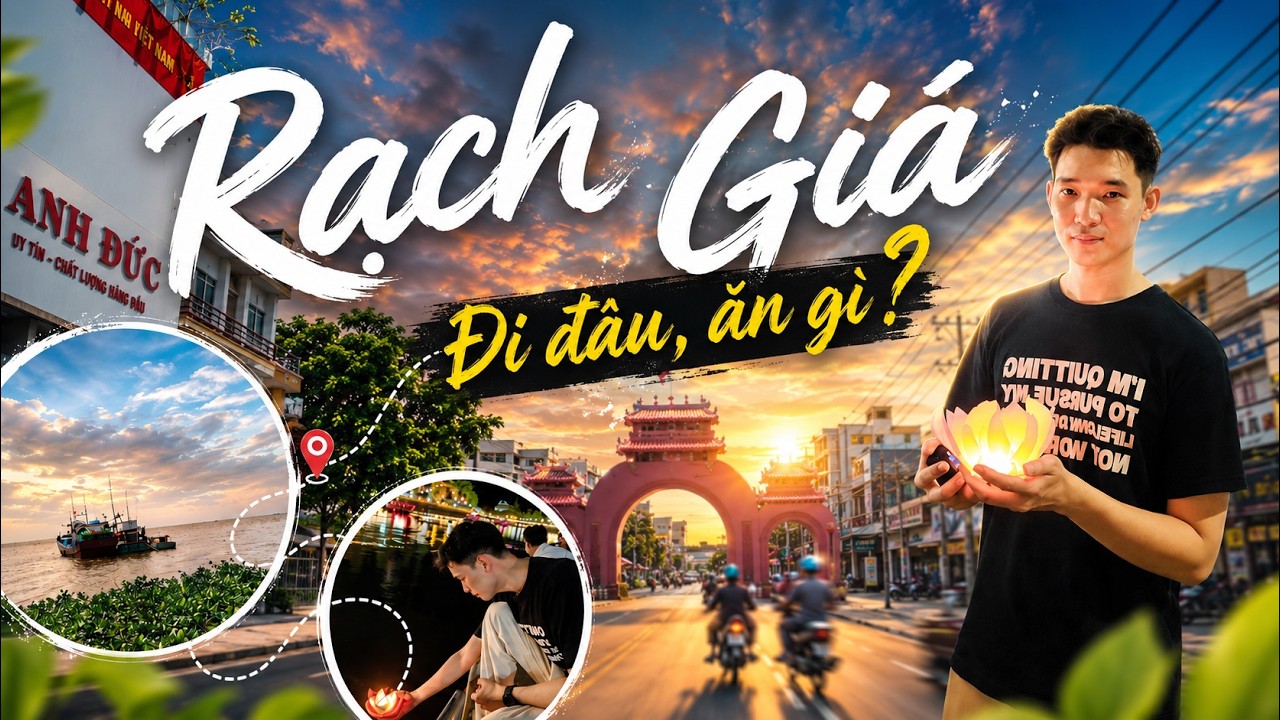 Một ngày ở Rạch Giá, An Giang – đi đâu, ăn gì, chơi gì?”