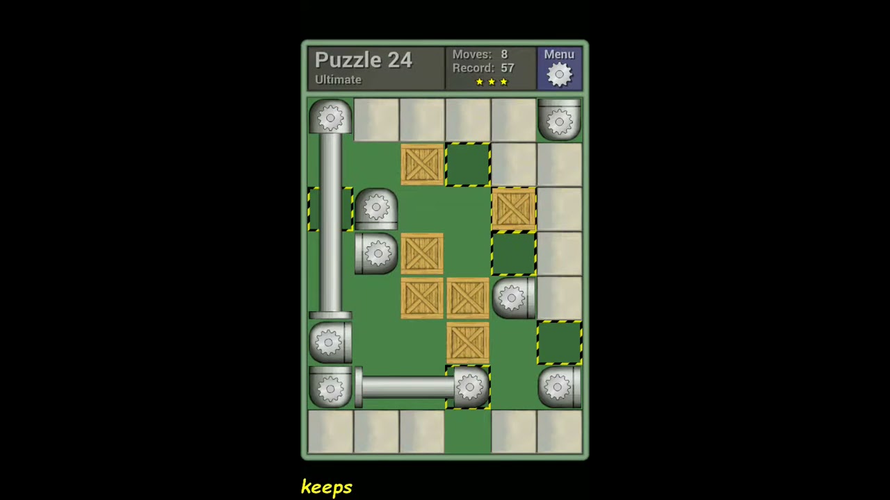 Pushing Machine (Ultimate) Level Puzzle 24 - Perfect Solution
