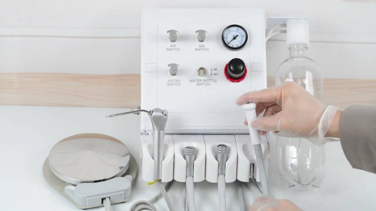 Dental Wall Hanging Turbine Unit 4H Product Display