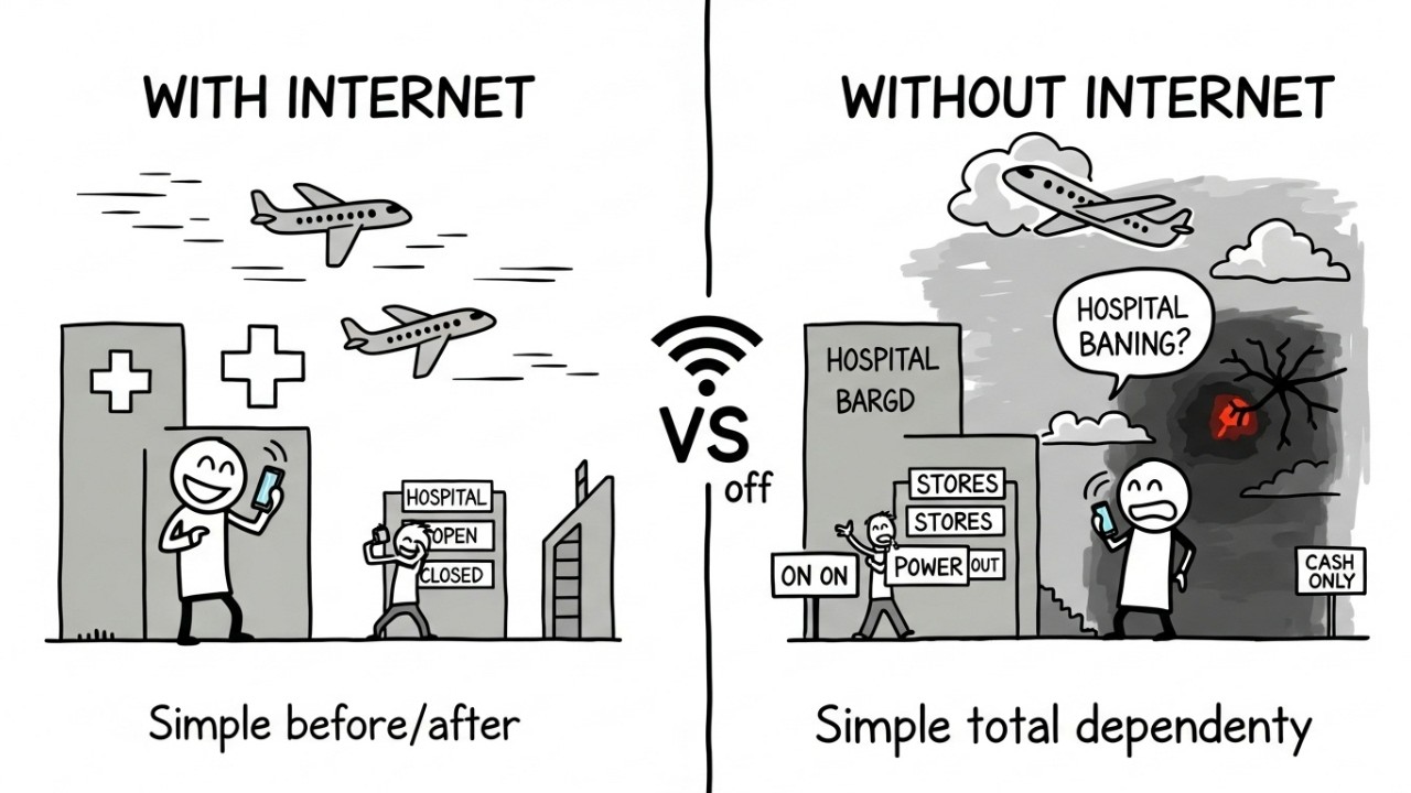 What If The Internet Stopped Working For A Week?