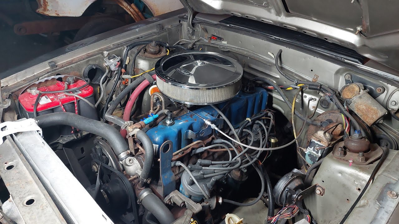 The 2 barrel conversion from beginning to end 81 mustang 200 inline 6.