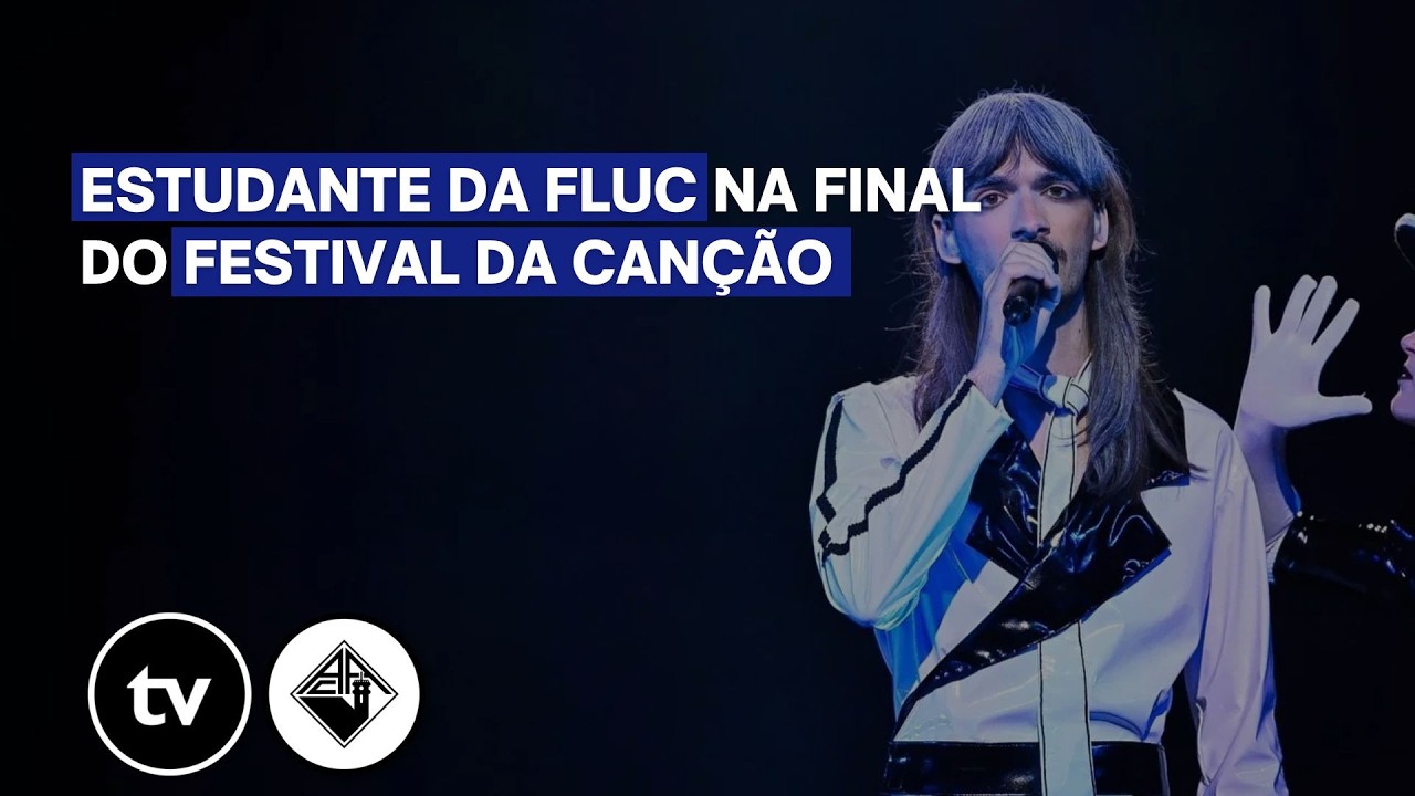 Estudante da FLUC na final do Festival da Canção