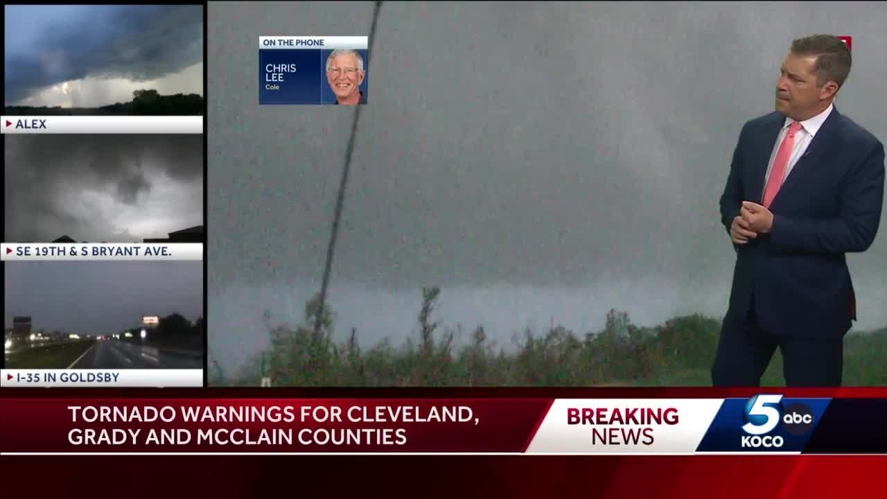 Video shows tornado touchdown near Cole