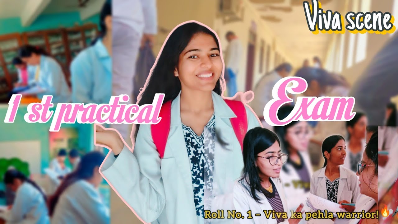 1st Practical Exam 🥲☠️| Medico Viva scene 🔥 || GAC rewa || viva khauf ☠️ ||