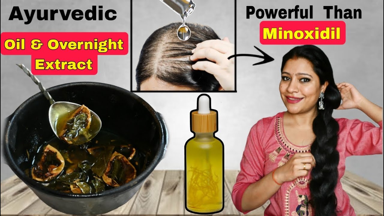 This Ayurvedic Oil & Overnight Extract Is Powerful Than Minoxidil To Regrow Lost Hair