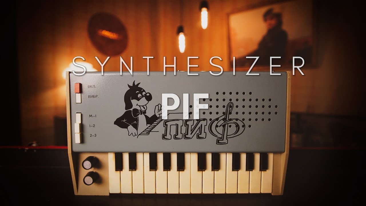 VINTAGE SOVIET ANALOG SYNTHESIZER USSR PIF synth moog polivoks old