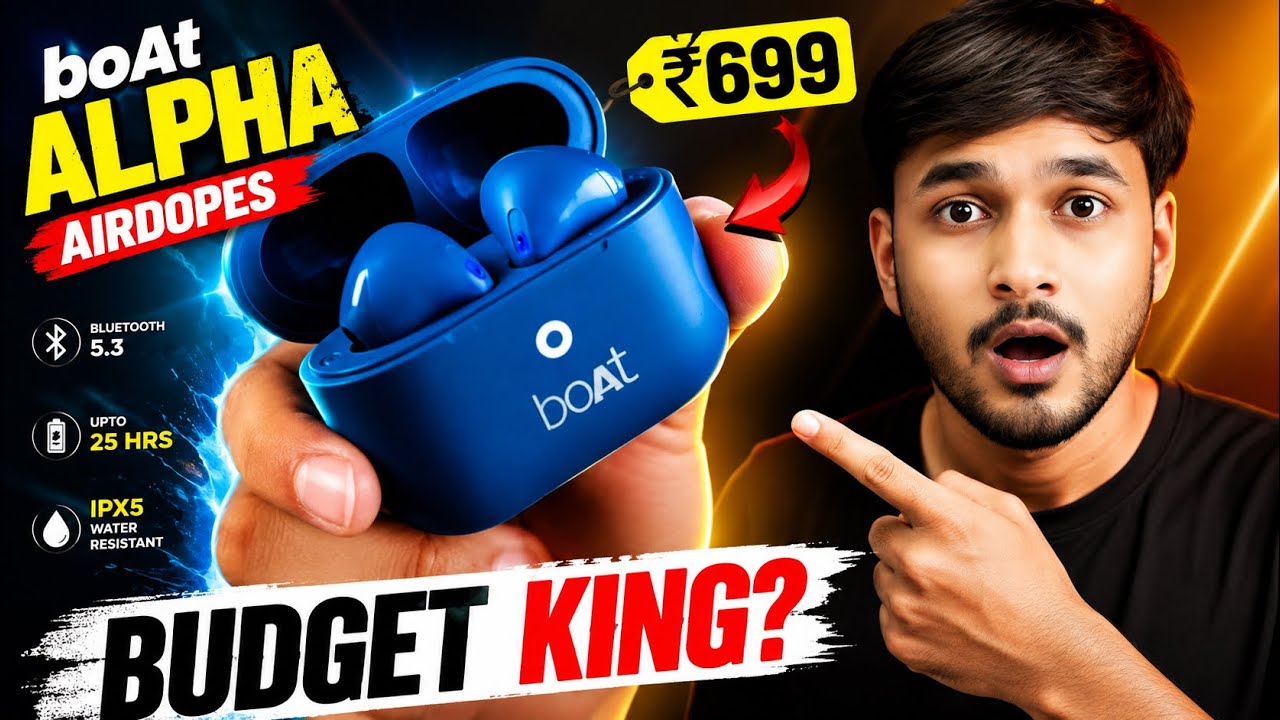 Boat Airdopes Alpha Unboxing | Best Airbuds in Budget | Unboxing | Review