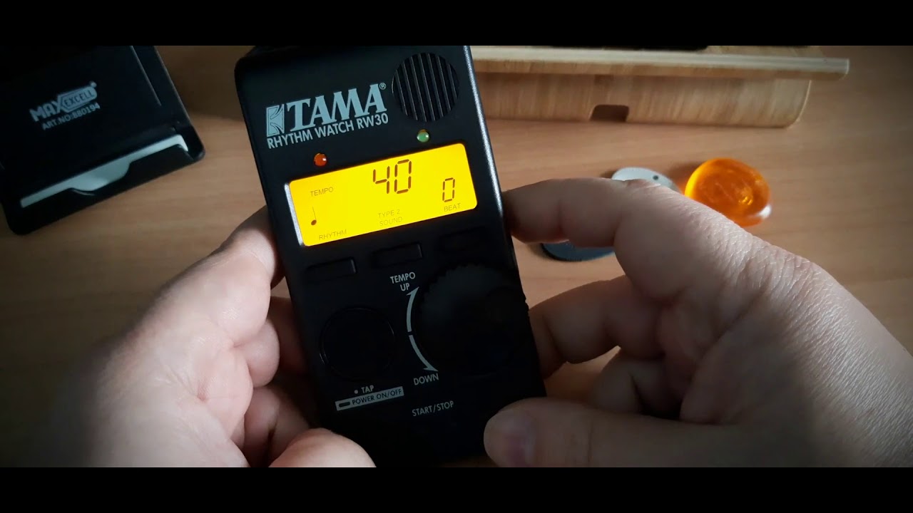 TAMA Rhythm Watch RW30 Metronome (UNBOXING)